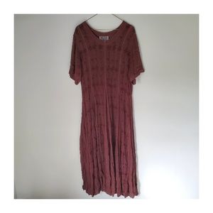 Brown Boho Maxi Dress